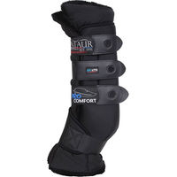 Produktbild von KenTaur Pro Comfort Stallgamasche Rear für Warmblut in Schwarz mit Plüschfutter