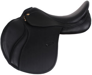 Produktbild von KenTaur Sattel Danae VS aus Country Leder mit Keilkissen in Schwarz