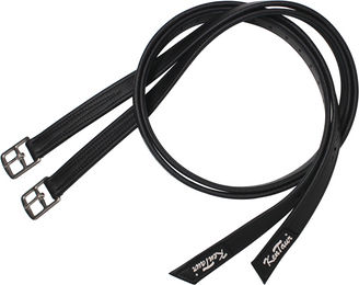 Produktbild von KenTaur Steigbügelriemen aus Leder und verstärktem Nylon in Schwarz