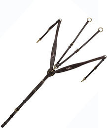 Produktbild von Kentaur Vorderzeug Napoli aus Leder für Ponys in Schwarz oder Braun