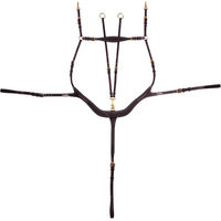Produktbild von Kentaur Vorderzeug Torino aus Leder für Warmblut in Schwarz