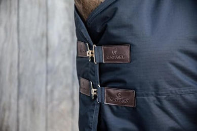 Kentucky All Weather Classic Wasserdichte Outdoordecke für Ponys in Blau – Bild 1 von 6