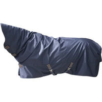 Produktbild von Kentucky All Weather Quick Dry Outdoordecke für Pferde mit Fleece-Halsteil in Marine Blau 130