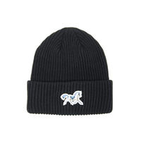 Produktbild von Kentucky Beanie Mütze für Damen Schwarz mit Pferdemuster aus Polyester