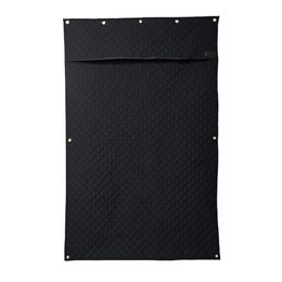 Kentucky Boxenvorhang aus Polyester Schwarz – Bild 1 von 4