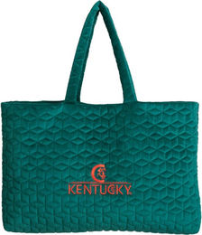 Kentucky Damen Tasche aus Velours in Grün One Size – Bild 1 von 2