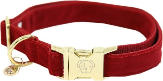 Kentucky Dogwear Corduroy Hundehalsband Rot Größe XS – Bild 1 von 1