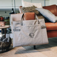 Produktbild von Kentucky Dogwear Hundebett Grau Größe L 100x80cm aus Polyester - 100 cm