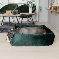 Produktbild von Kentucky Dogwear Hundebett Velvet in Grün Größe M