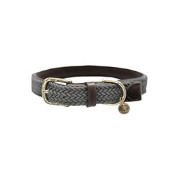 Kentucky Dogwear Hundehalsband aus geflochtenem Nylon Grau XL 71cm - 71 cm – Bild 1 von 8