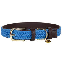 Produktbild von Kentucky Dogwear Hundehalsband aus geflochtenem Nylon in Blau Größe XS