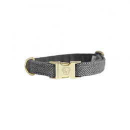 Kentucky Dogwear Hundehalsband aus Wolle Grau Größe S 28-40cm – Bild 1 von 4