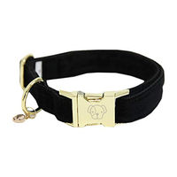 Produktbild von Kentucky Dogwear Hundehalsband Corduroy Schwarz Größe S 28-40cm