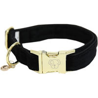 Produktbild von Kentucky Dogwear Hundehalsband Corduroy Schwarz Größe XS