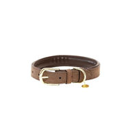 Produktbild von Kentucky Dogwear Hundehalsband Velvet Leather Braun XS 37cm - 37 cm