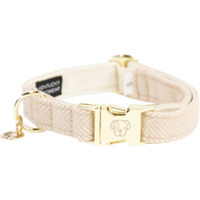 Produktbild von Kentucky Dogwear Hundehalsband Wolle Rosa Beige Größe XS Mini