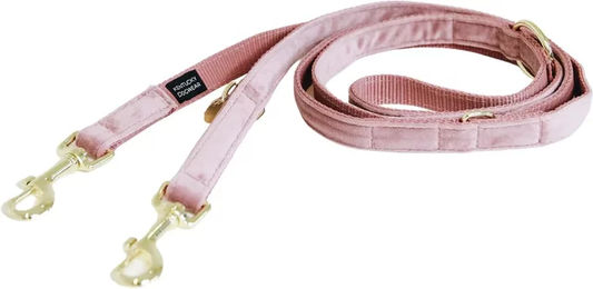 Kentucky Dogwear Hundeleine Velvet in Rosa 200 cm - 2 m – Bild 1 von 6