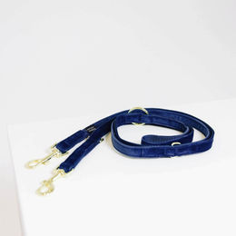 Kentucky Dogwear Hundeleine Velvet Marine Blau Größe L 200 cm - 2 m – Bild 1 von 3