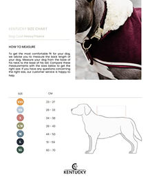 Kentucky Dogwear Hundemantel Heavy Fleece Bordeaux Größe S/M – Bild 1 von 7