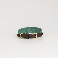 Produktbild von Kentucky Dogwear Jacquard Hundehalsband aus Nylon in Grün Größe XL - 71 cm