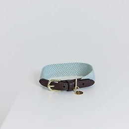 Produktbild von Kentucky Dogwear Jacquard Hundehalsband Blau Größe M/L 58cm