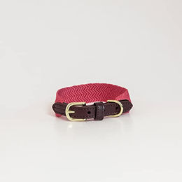 Produktbild von Kentucky Dogwear Jacquard Hundehalsband Rosa Größe XS