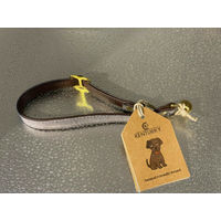 Produktbild von Kentucky Dogwear Leder Halsband Mini Grau Gr. XS 35 cm