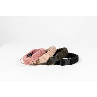 Produktbild von Kentucky Dogwear Teddy Fleece Hundehalsband Schwarz Größe M