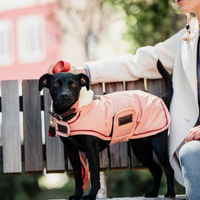 Produktbild von Kentucky Dogwear wasserdichter Hundemantel für erwachsene Hunde in Koralle Rosa Größe L