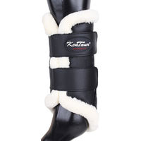 Produktbild von Kentucky Dressage Boots aus Kunstleder in Echtlederoptik stoßabsorbierend und superleicht schwarz/braun Größe 3