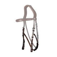 Produktbild von Kentucky Dy'on Nasenriemen Hackamore NEC aus Kunstleder Braun für Pferde