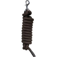 Produktbild von Kentucky Dy'on Trainingsführstrick mit abnehmbarem Karabinerhaken Braun - 3,7 m
