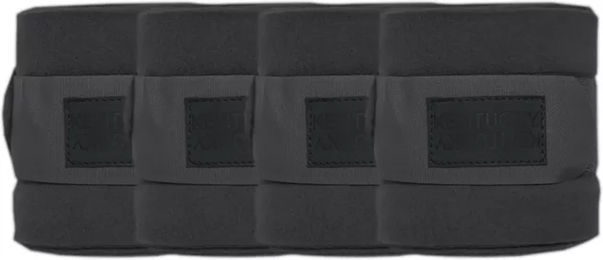 Kentucky Fleece Polobandagen Gamaschen Schwarz für Vollblut – Bild 1 von 3