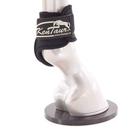 Kentucky Gamaschen für Warmblut in Braun mit fester Gummischale und Neoprenfutter – Bild 1 von 5