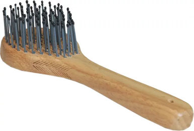 Kentucky Grooming Deluxe Mähnen- und Schweifbürste aus Rosshaar und Holz – Bild 1 von 8