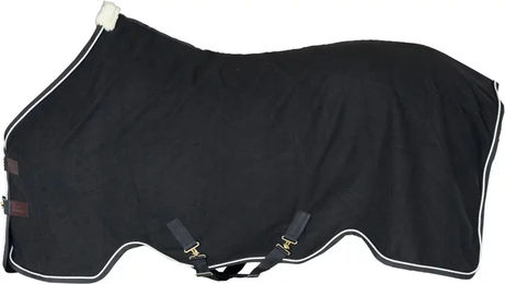 Kentucky Horsewear Abschwitzdecke aus veganer Wolle Schwarz 140 - 140 cm – Bild 1 von 9