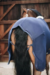 Kentucky Horsewear Abschwitzdecke Cooler Fleece für Pferde Navy Blau 160 cm – Bild 1 von 13