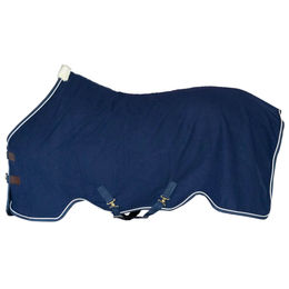 Kentucky Horsewear Abschwitzdecke Fleece Vegan Wool in Navy Blau 125cm – Bild 1 von 7