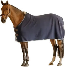 Kentucky Horsewear Abschwitzdecke Show Vegan Wool Fleece Decke Blau 145 – Bild 1 von 10