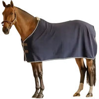 Produktbild von Kentucky Horsewear Abschwitzdecke Show Vegan Wool Fleece Decke Blau 145