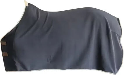 Kentucky Horsewear Abschwitzdecke Show Vegan Wool Fleece Decke für Pferde Grau 125 – Bild 1 von 10