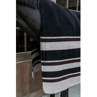 Produktbild von Kentucky Horsewear Abschwitzdecke Square Stripes Heavy Fleece Braun/Beige 210x200cm