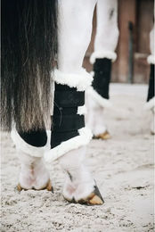 Kentucky Horsewear Air Arbeitsgamaschen aus Kunstleder Schwarz Größe L – Bild 1 von 9