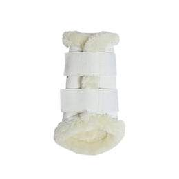 Kentucky Horsewear Air Arbeitsgamaschen für Pferde aus Kunstleder Weiß Größe S – Bild 1 von 9