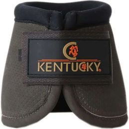 Kentucky Horsewear Air Tech Hufglocken aus Kunstleder Braun Größe M – Bild 1 von 2