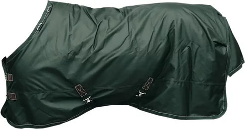 Kentucky Horsewear All Weather Pro Pferdedecke mit künstlichem Kaninchenfell 160g in Grün – Bild 1 von 11