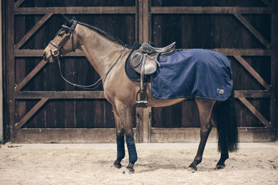 Kentucky Horsewear All Weather Quarter Rug Ausreitdecke für Pferde Blau Medium – Bild 1 von 9