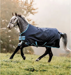 Produktbild von Kentucky Horsewear Amigo Bravo 12 Turnout Outdoor-Decke für Pferde Blau 50g - 165 cm