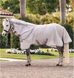 Kentucky Horsewear Amigo Bug Rug Fliegenjacke für Ponys in Grau Silber Weiß – Bild 1 von 2