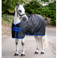 Produktbild von Kentucky Horsewear Amigo Ripstop 900D Turnout Outdoor-Decke für Pferde 0g Schwarz/Blau 155 cm